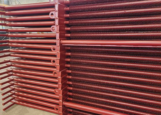 Carbon Steel Boiler Spiral Fin Tube met Spiral Fins voor meer prestaties