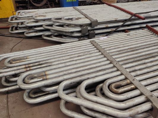 ASTM A249 koolstofstaal serpentine spoel / slang buis in boiler herverwarmer