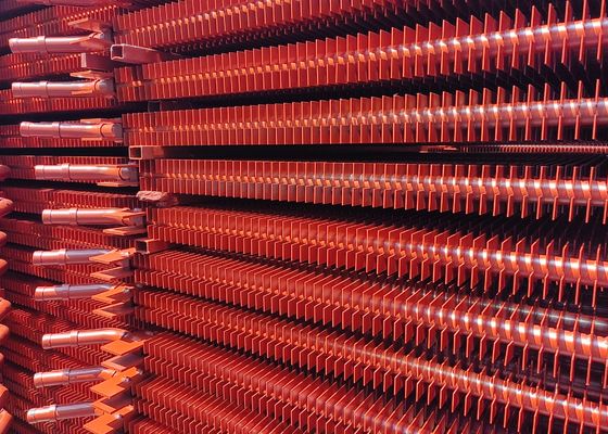 H-type geverfde koolstofstaal H-fin buis ketelbuizen met rechthoekige vin