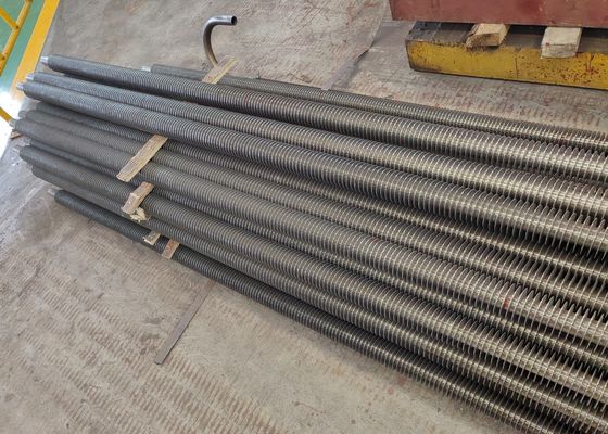 Hoogfrequente las van koolstofstaal ketel spiraal fin tube aangepast fin tube