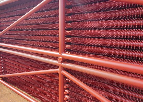 Op maat gemaakte warmteoverdrachtselementen met gezweefde vinnenbuis voor onderdelen onder druk van de ketel