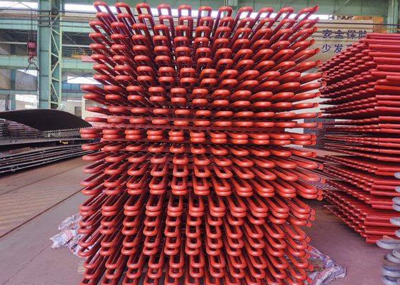 Gepersonaliseerde koolstofstaal ketel Serpentine buis ontworpen voor CFB ketel