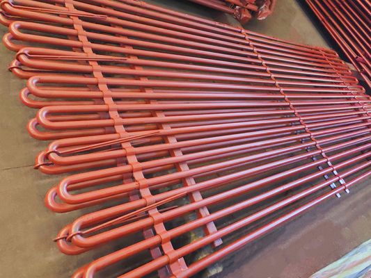 Serpentijnbuis voor warmtewisselaar en superverwarmer in afvalwarmteherstelketel met 100% hydrostatische test