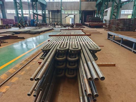 Hoge druk ASME gecertificeerde Economizer Coil Serpentine Tube voor industriële ketels