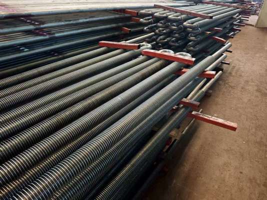 Op maat gemaakte ketel Spiral Fin Tube Carbon Steel High Frequency Welding High Efficiency