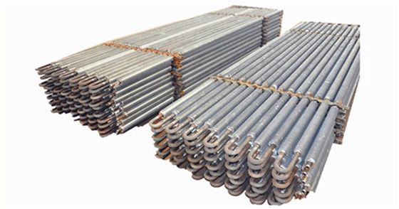 Automatische verticale dubbele H-type geribbelde warmtewisselaarbuizen voor stoomafvoer in energiecentrales