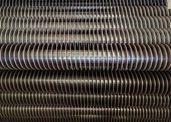 25m Max Long Boiler Fin Tube met Spiral Solid Serrated Fin in roestvrij staal