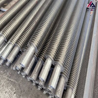 25m Max Long Boiler Fin Tube met Spiral Solid Serrated Fin in roestvrij staal