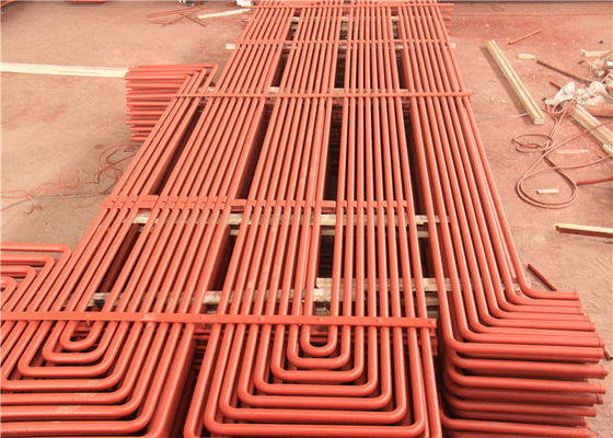 EN3834 1500mm Met kolen gestookte Boiler Serpentine Tube Stainless Steel