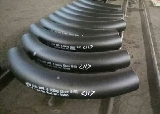 8“ SCH80-de Boilerbuizen van het Elleboogstaal/Ss 90 het Zwarte Schilderen van BW B16.9 van de Graadelleboog