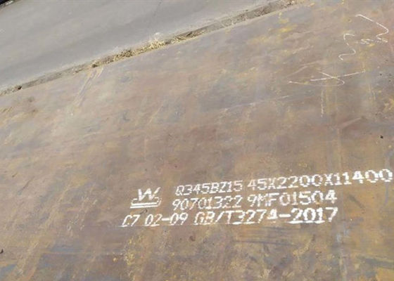 De warmgewalste van de de Staalplaatplaat 16mn Q345b van de Boilerlegering Structuur van de het Mangaan Lage Legering