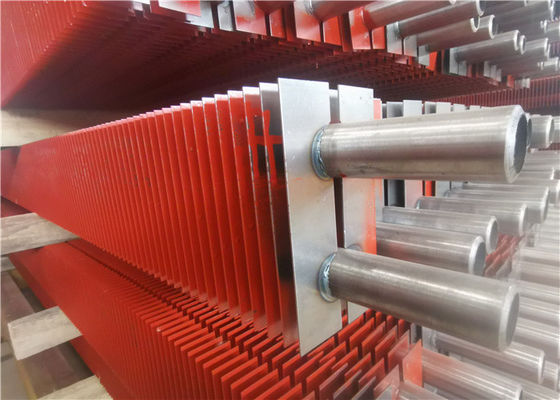 OD 200MM Dubbele h-Type de Vinbuis van de Staalboiler voor Warmtewisselaar