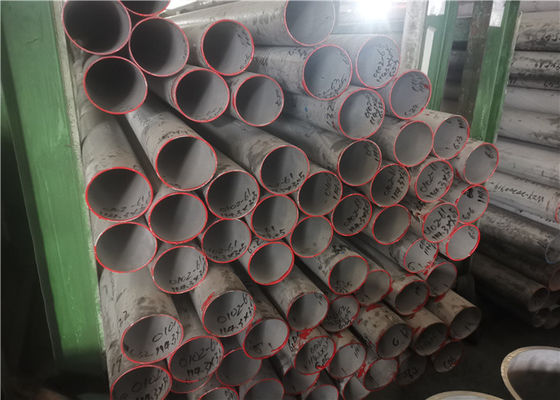 OD100mm ASTM SS Roestvrij staal het Gelaste Buizenstelsel Ontharde Eindigen