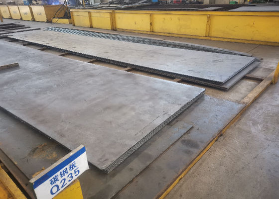 Van de het Koolstofstaalplaat van ASME u Q235 A36 Blad 10.00mm Dikte
