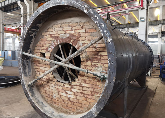 De Boiler van 1.25MPA ASME Verticale Combi het Aanhalen Buisregeling Met gas